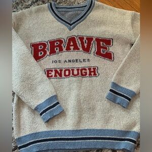 Knitted oversized sweater